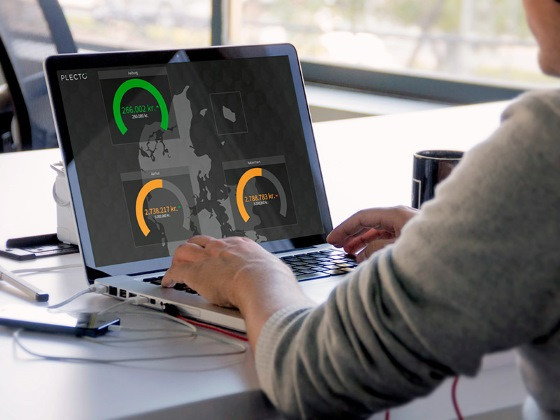 Billede der viser hvordan dashboard ser ud.