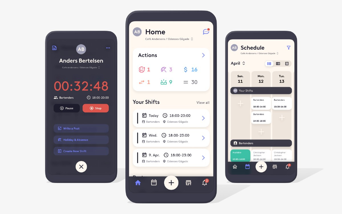 App screenshot: Quickorder Kassesystem