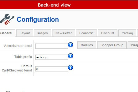 App screenshot: redSHOP