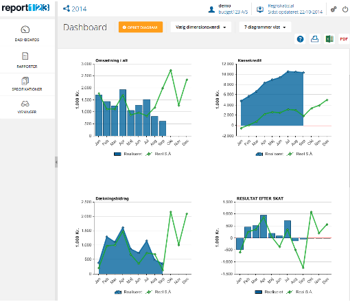 App screenshot: report123