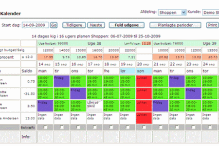Oversigt over Samesystem kalender