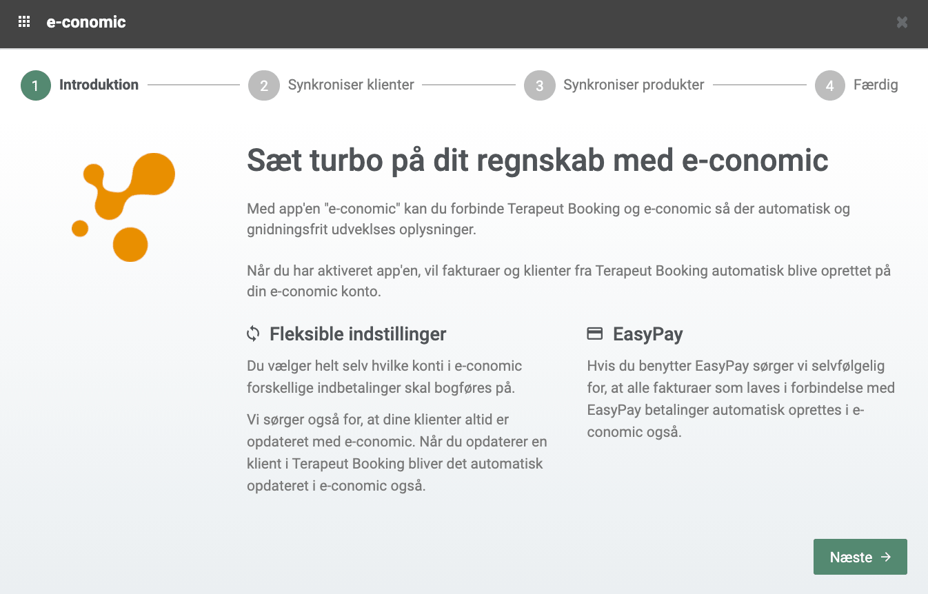 App screenshot: Terapeut Booking