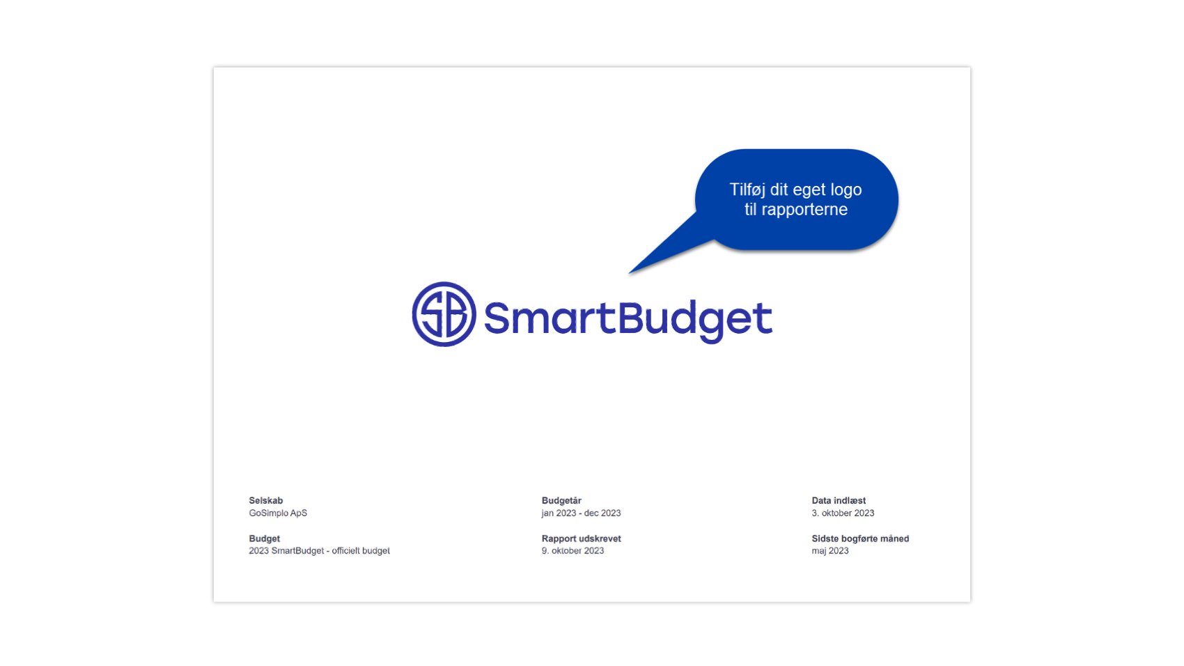 App screenshot: SmartBudget