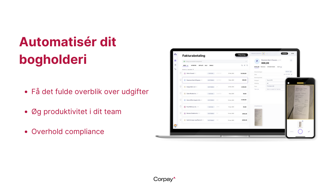 App screenshot: Corpay One