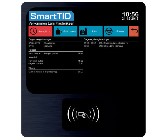 App screenshot: SmartTID