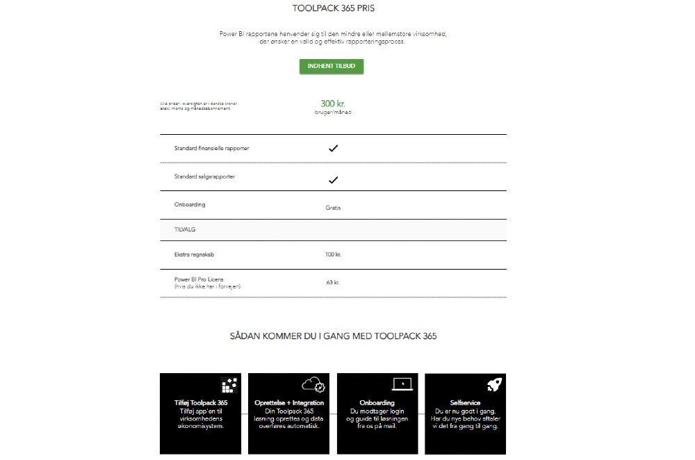App screenshot: Toolpack