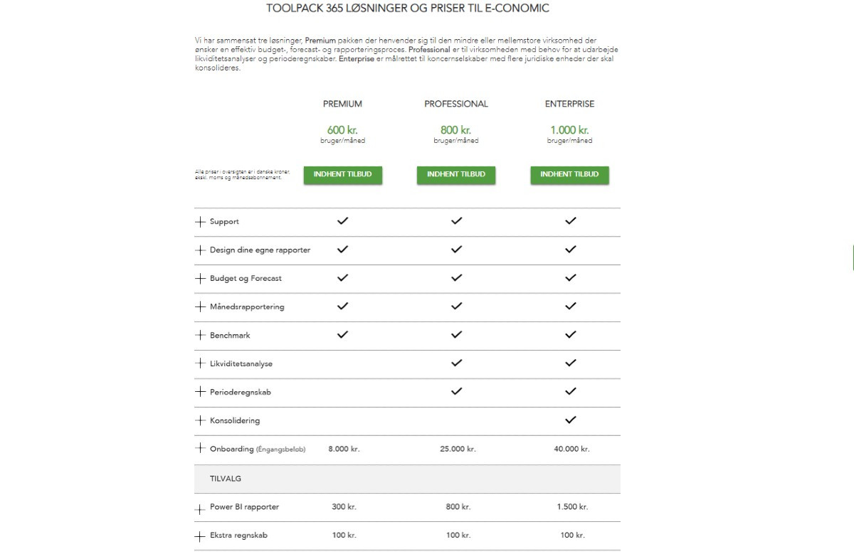 App screenshot: Toolpack