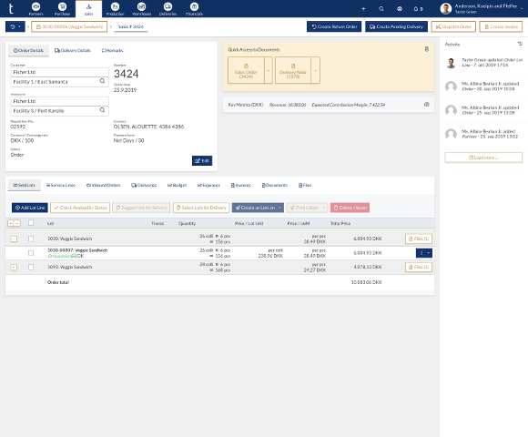 App screenshot: tracezilla