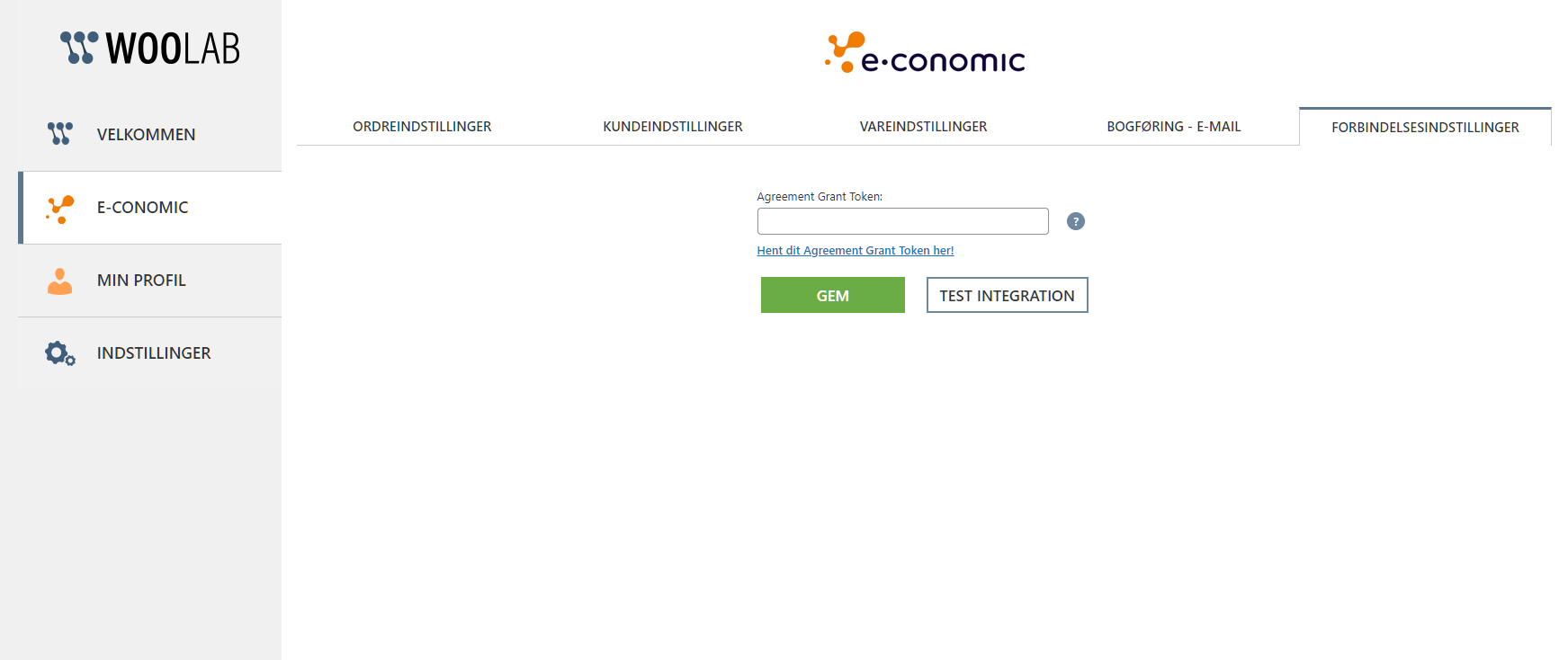 App screenshot: Woolab